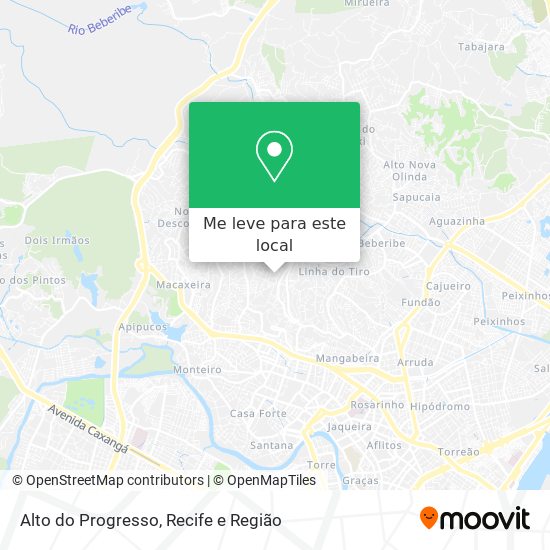 Alto do Progresso mapa