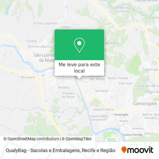 QualyBag - Sacolas e Embalagens mapa