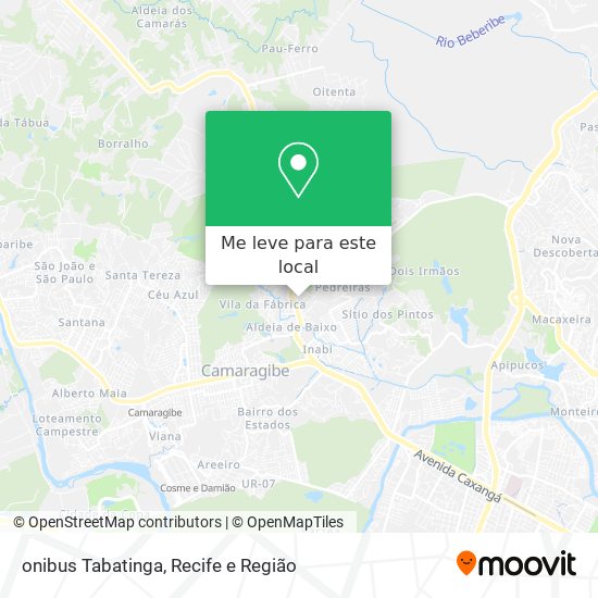 onibus Tabatinga mapa