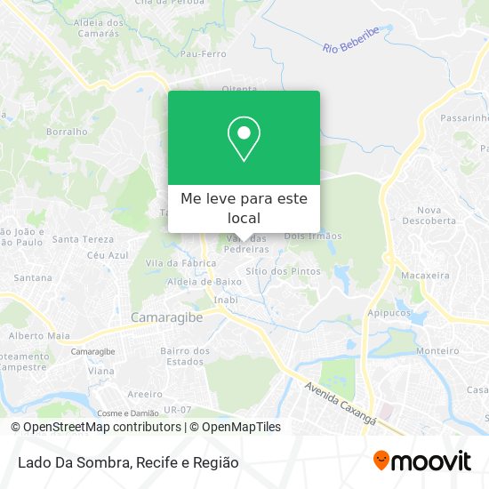 Lado Da Sombra mapa