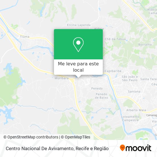 Centro Nacional De Avivamento mapa