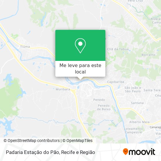 Padaria Estação do Pão mapa