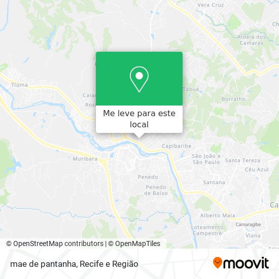mae de pantanha mapa