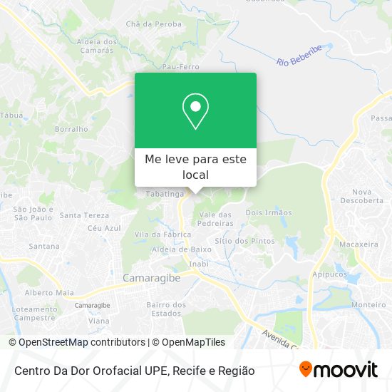 Centro Da Dor Orofacial UPE mapa