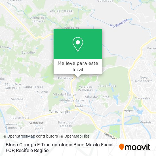 Bloco Cirurgia E Traumatologia Buco Maxilo Facial - FOP mapa