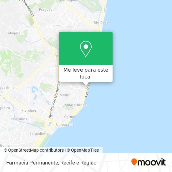 Farmácia Permanente mapa