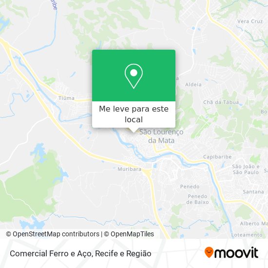 Comercial Ferro e Aço mapa