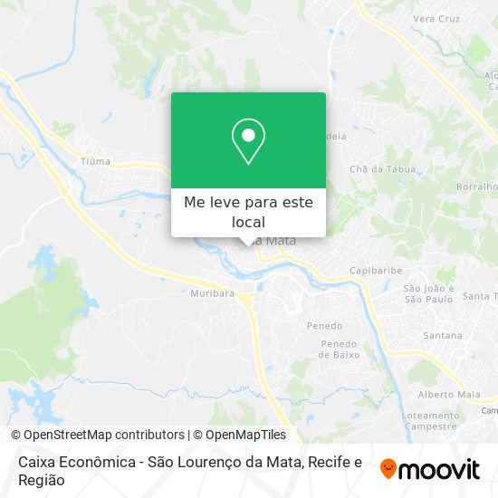 Caixa Econômica - São Lourenço da Mata mapa