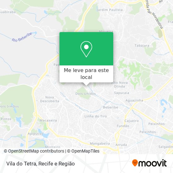 Vila do Tetra mapa