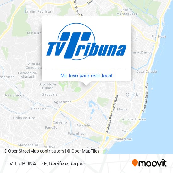 TV TRIBUNA - PE mapa