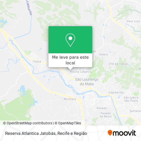 Reserva Atlantica Jatobás mapa