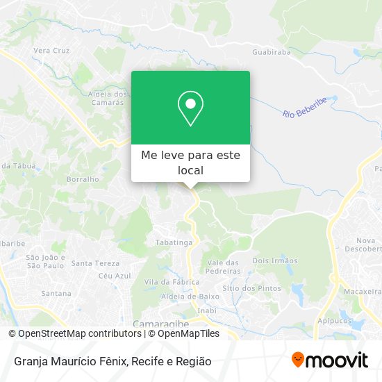 Granja Maurício Fênix mapa