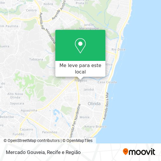 Mercado Gouveia mapa