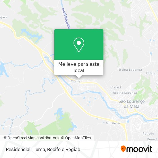 Residencial Tiuma mapa