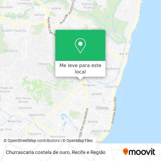 Churrascaria costela de ouro mapa