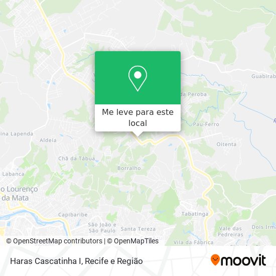 Haras Cascatinha I mapa