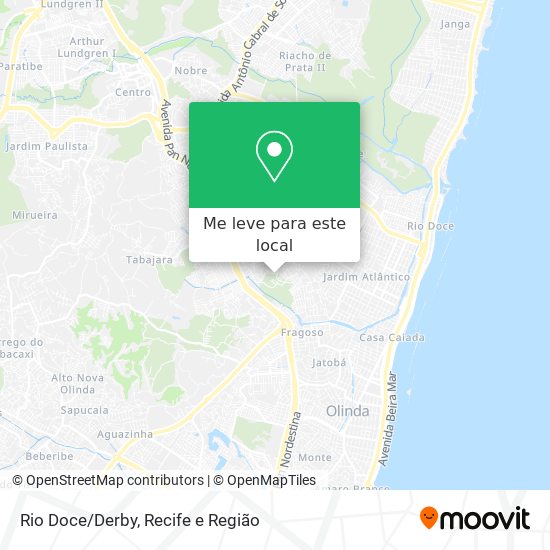 Rio Doce/Derby mapa