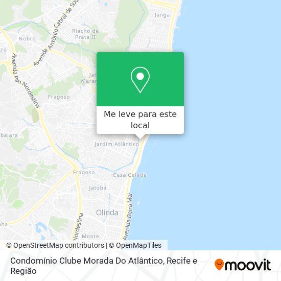 Condomínio Clube Morada Do Atlântico mapa