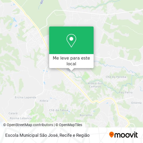 Escola Municipal São José mapa