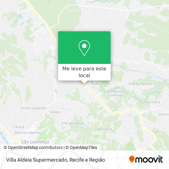 Villa Aldeia Supermercado mapa