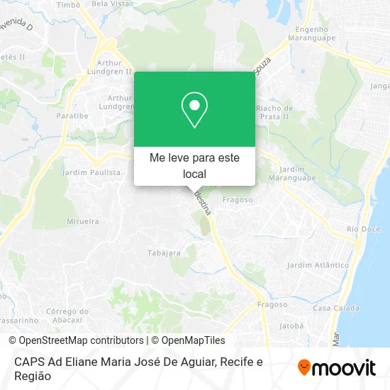 CAPS Ad Eliane Maria José De Aguiar mapa