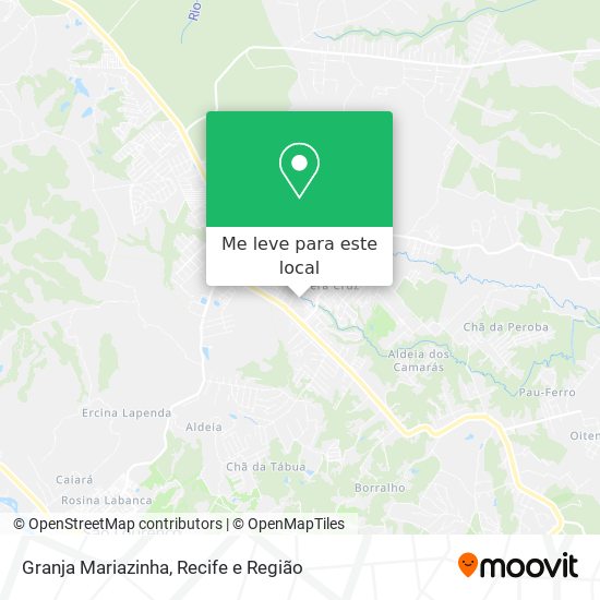 Granja Mariazinha mapa