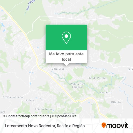 Loteamento Novo Redentor mapa