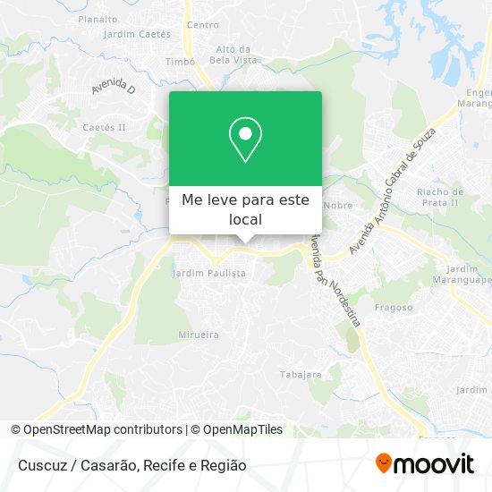 Cuscuz / Casarão mapa
