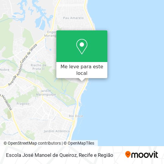 Escola José Manoel de Queiroz mapa