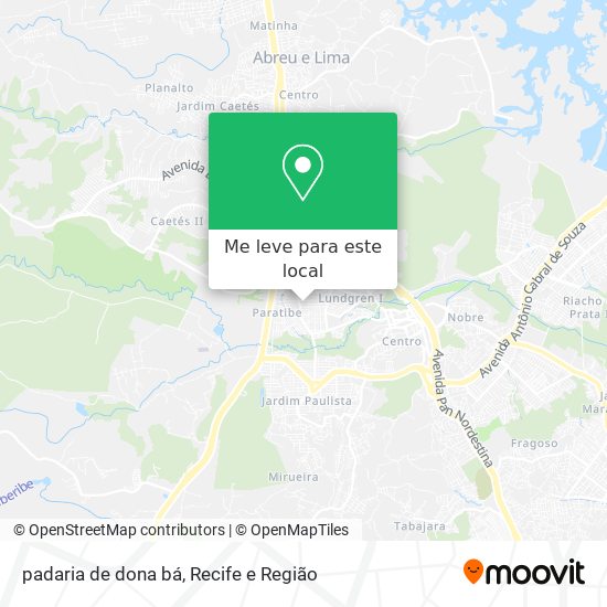 padaria de dona bá mapa