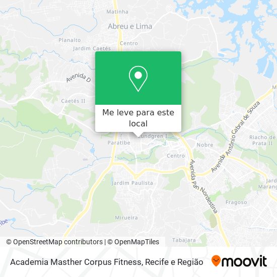 Academia Masther Corpus Fitness mapa