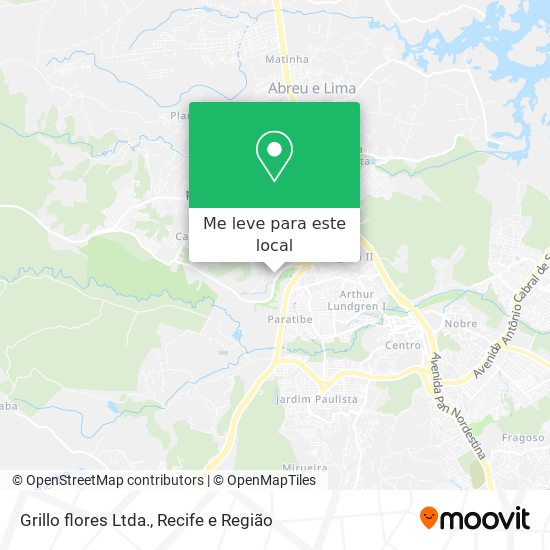 Grillo flores Ltda. mapa