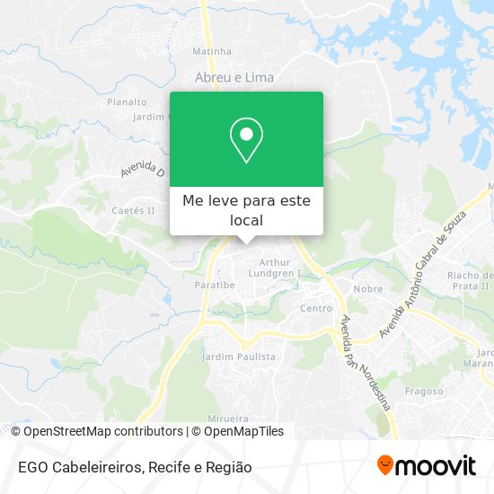 EGO Cabeleireiros mapa