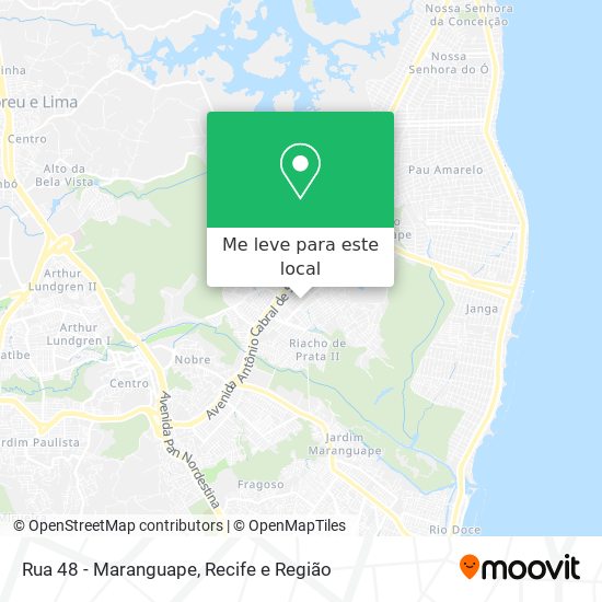 Rua 48 - Maranguape mapa