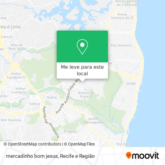 mercadinho bom jesus mapa