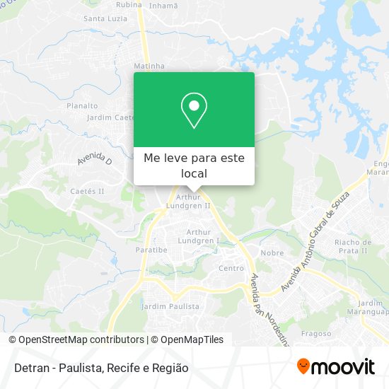 Detran - Paulista mapa
