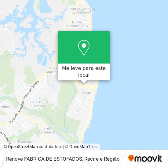 Renove FABRICA DE ESTOFADOS mapa