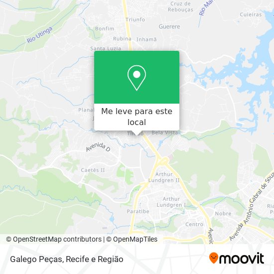 Galego Peças mapa