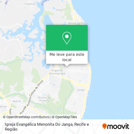 Igreja Evangélica Menonita Do Janga mapa