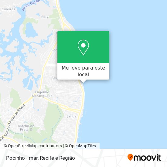 Pocinho - mar mapa