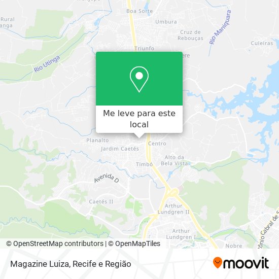 Magazine Luiza mapa