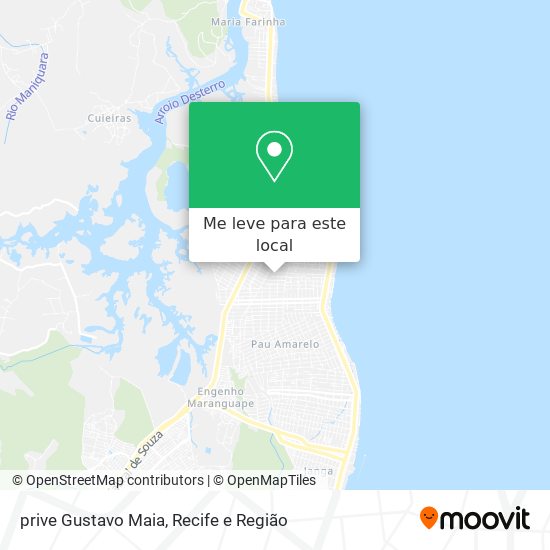 prive Gustavo Maia mapa