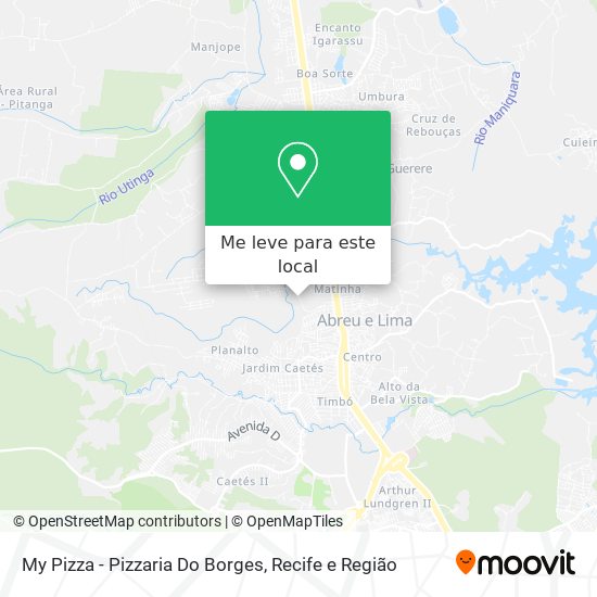 My Pizza - Pizzaria Do Borges mapa