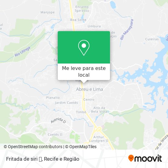 Fritada de siri 🍴 mapa