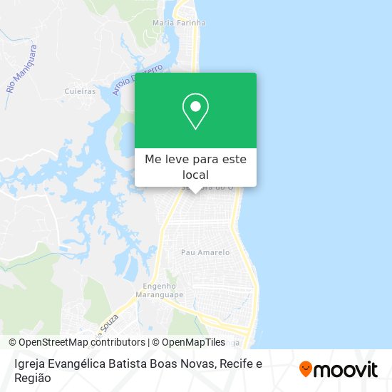Igreja Evangélica Batista Boas Novas mapa
