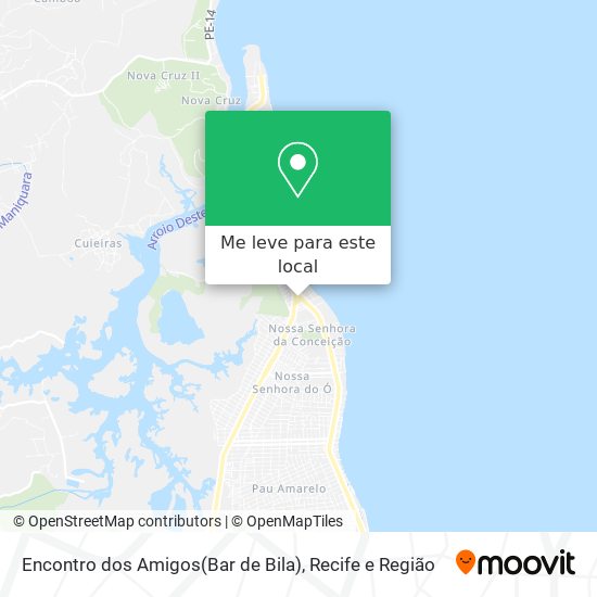 Encontro dos Amigos(Bar de Bila) mapa