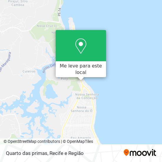 Quarto das primas mapa