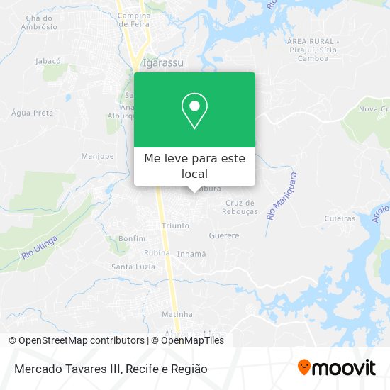 Mercado Tavares III mapa