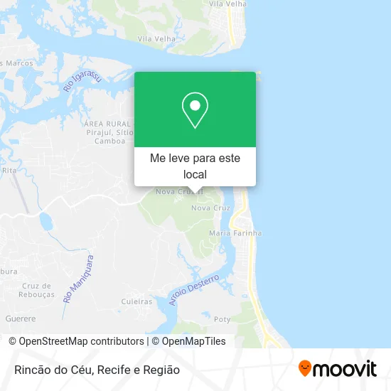 Rincão do Céu mapa