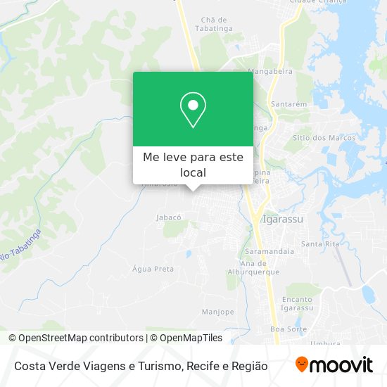Costa Verde Viagens e Turismo mapa